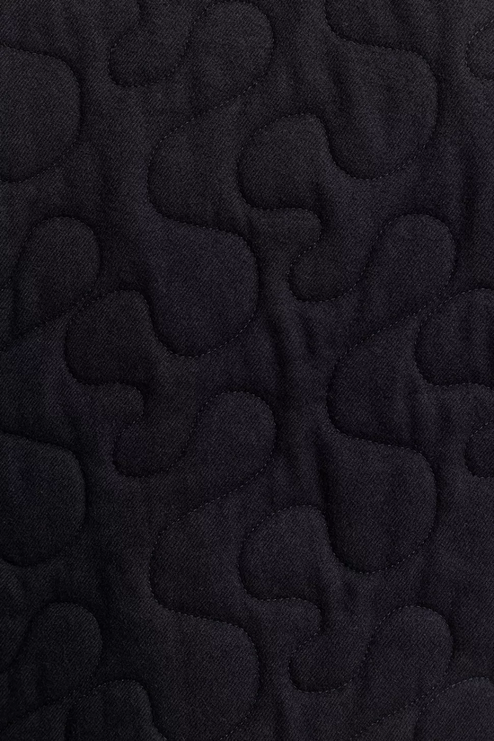Rotholz Jacken*Gesteppte Flannel Jacke - Schwarz